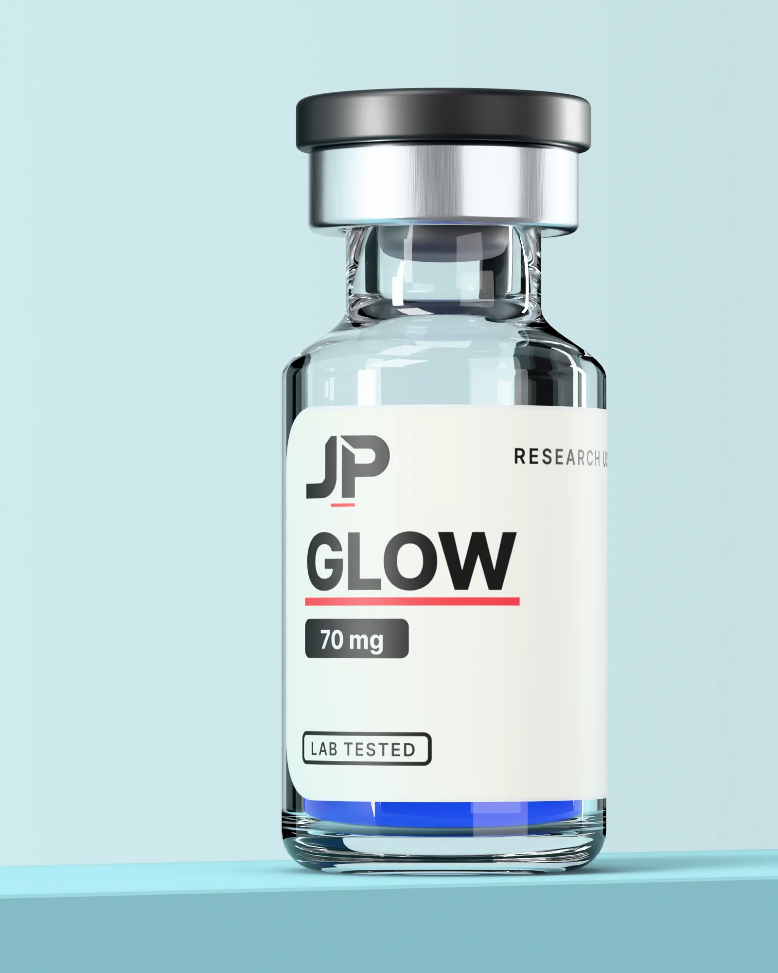 GLOW 70 mg vial, JP Peptides