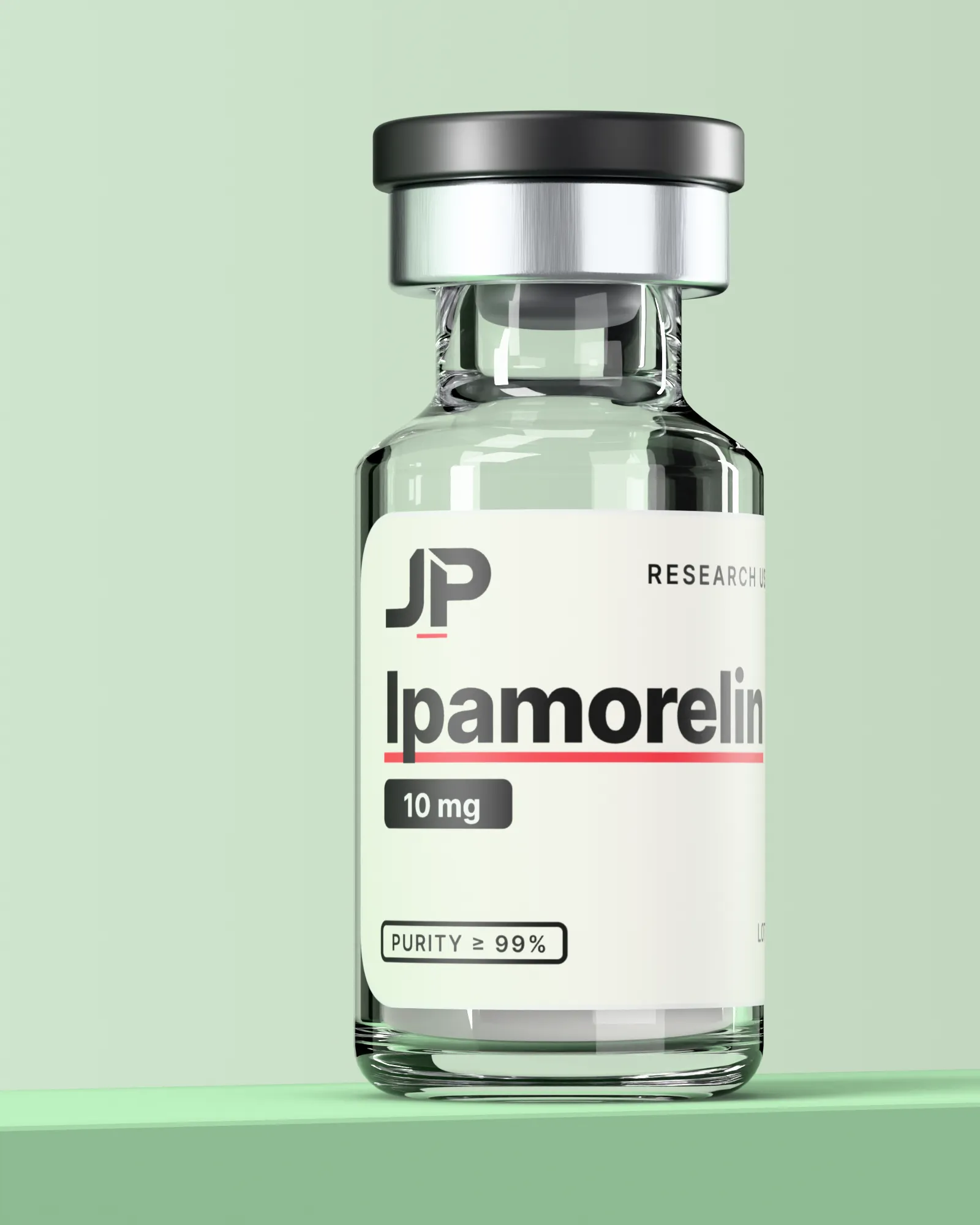 Ipamorelin 10 mg vial, JP Peptides